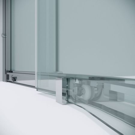 Душевой уголок Grossman Cosmo 301.K33.02.1010.10.00 100х100 стекло прозрачное профиль хром без поддона