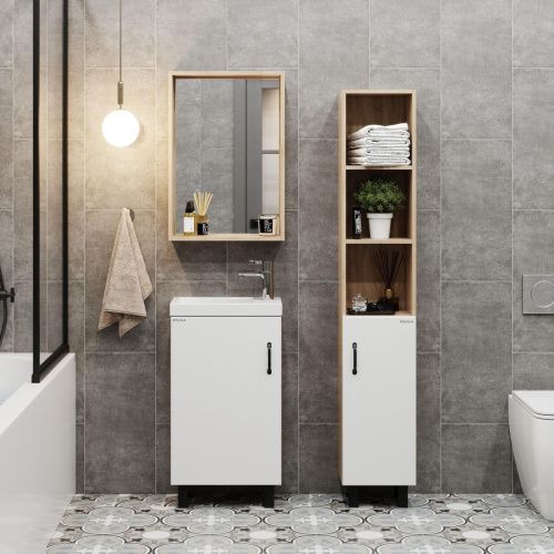 Зеркало Onika Тимбер 204803 50х70 подвесное - фото 4