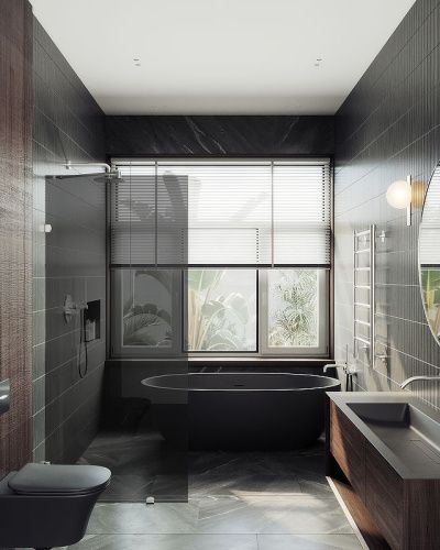 Душевая перегородка Maybah Glass MGD-275-4 90х195 стекло тонированное профиль хром - фото 3