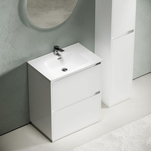 Тумба под раковину Sancos Libra Floor LB70FW 70х50 напольная цвет белый - фото 4