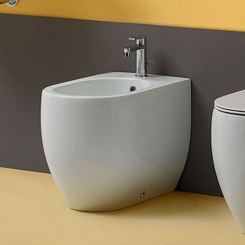 Биде напольное Kerasan Flo 312201*1 цвет белый