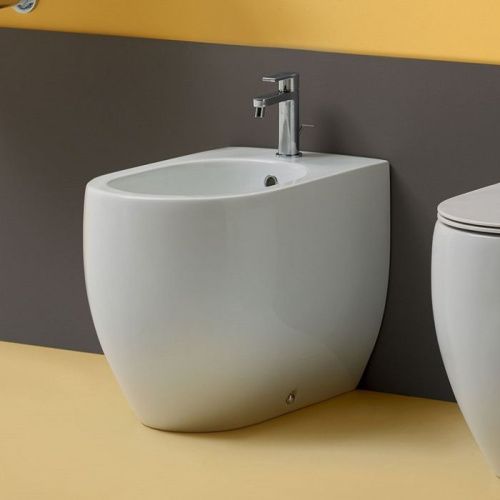 Биде напольное Kerasan Flo 312201*1 цвет белый