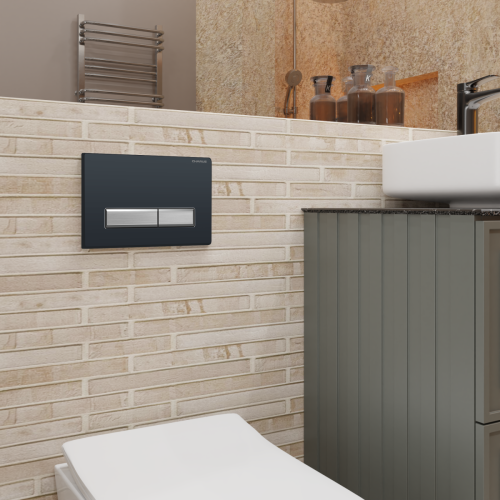 Клавиша смыва механическая CHARUS Raiden FP.321.BBN.01 цвет черный - фото 3