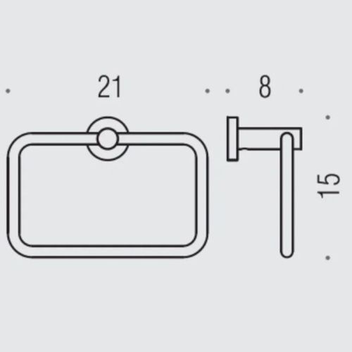 Полотенцедержатель Colombo Plus W4931.OM - фото 2