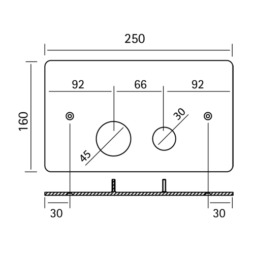 Клавиша смыва механическая Cisal Complementi ZA001760D1 цвет нержавеющая сталь - фото 2