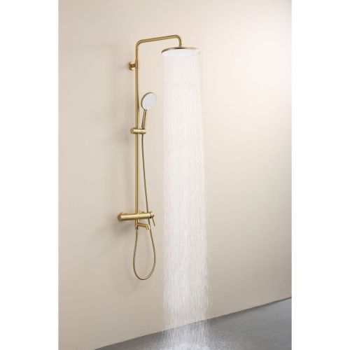 Душевая стойка Raglo R20 R20.24.03 настенная цвет золото - фото 4