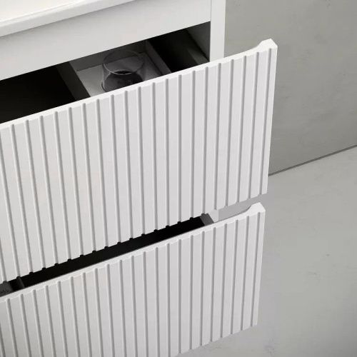 Тумба под раковину Sancos SNOB T SNT80W 80х40 подвесная цвет белый - фото 5