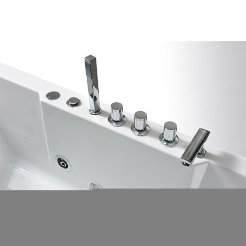 Ванна акриловая Frank 2015106 170х80 угловая асимметричная с каркасом - фото 5