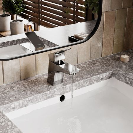 Смеситель Wasserkraft Salm 2700 2703 на раковину хром