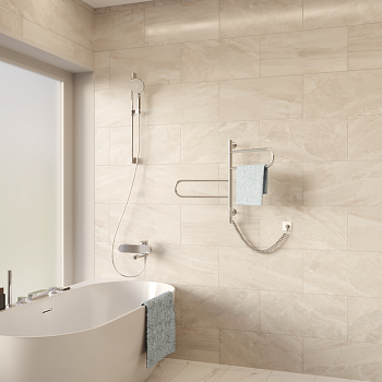 Полотенцесушитель электрический Vincea VTD-1R1CE 45х60 хром