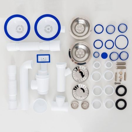 Кухонная мойка Melana ProfLine MLN-RS8045H 80х45 цвет серый поверхность матовая