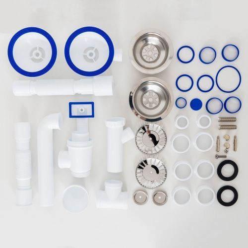 Кухонная мойка Melana ProfLine MLN-RS8045H 80х45 цвет серый поверхность матовая - фото 4