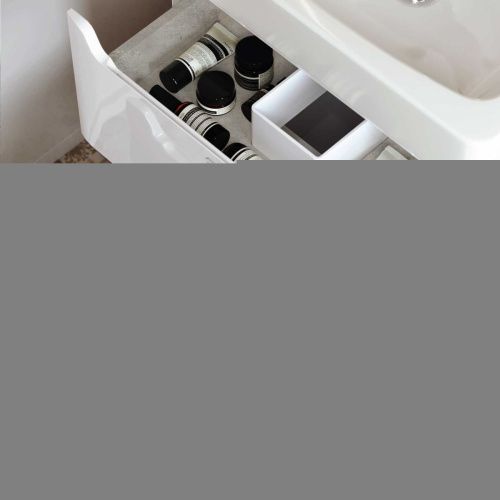 Тумба с раковиной Alavann Lana ALV0977000 60х50 напольная цвет белый - фото 3