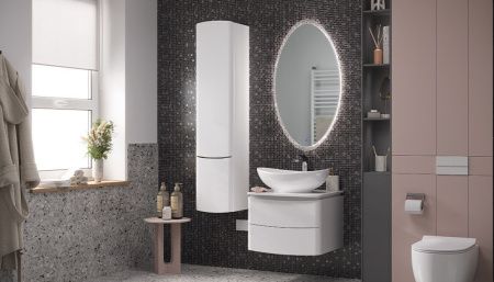 Тумба под раковину Velvex LUNA tp.LUN.60.2Y 60х50 подвесная цвет белый