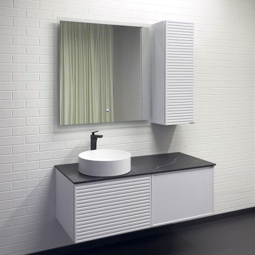 Тумба с раковиной Comforty Геленджик 00-00018707CF 120х50 подвесная цвет белый - фото 4