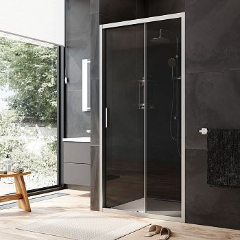 Душевая дверь Am.Pm Gem W90G-100-1-195MG 100х195 стекло прозрачное профиль хром