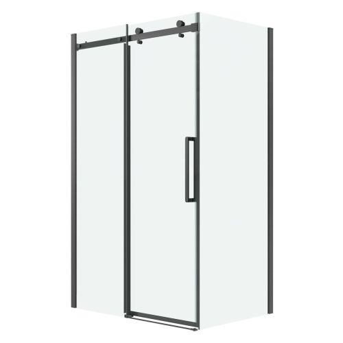 Душевая перегородка Grossman Classic 200.K33.04.90.42.00 90х195 стекло прозрачное профиль графит - фото 2