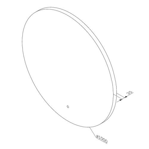 Зеркало с подсветкой Am.Pm X-Joy M85MOX41001S 100х100 подвесное - фото 3