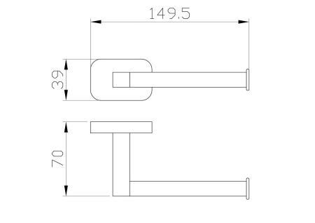 Бумагодержатель Wonzon & Woghand GRAFFITY WW-9316-BN