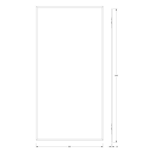 Зеркало Evoform Comfort BY 0958 80х160 подвесное - фото 2