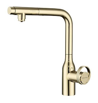 Смеситель для кухни Paulmark URBAN Ur213104-G на мойку золото