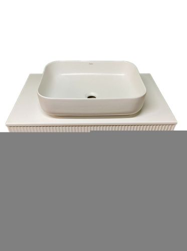 Тумба с раковиной Sintesi STL.W7815_SIN-LVB-APP-409 80х60 подвесная цвет белый - фото 3