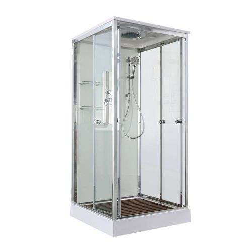 Душевая кабина AvaCan V V2010 100х100 квадратная с крышей ориентация универсальная