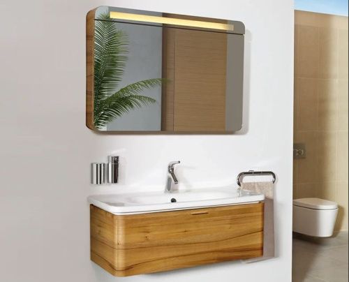 Тумба с раковиной Vitra Nest Trendy 56138 80х50 подвесная цвет коричневый - фото 3