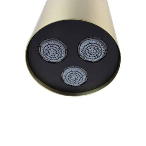 Верхний душ Bronze de Luxe LIBERTY 501BG 15х15 золото - фото 5