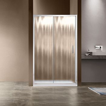 Душевая дверь Vincea Garda VDS-1G100CH 100х190 стекло текстурное профиль хром