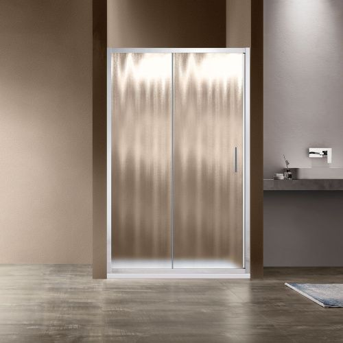 Душевая дверь Vincea Garda VDS-1G100CH 100х190 стекло текстурное профиль хром