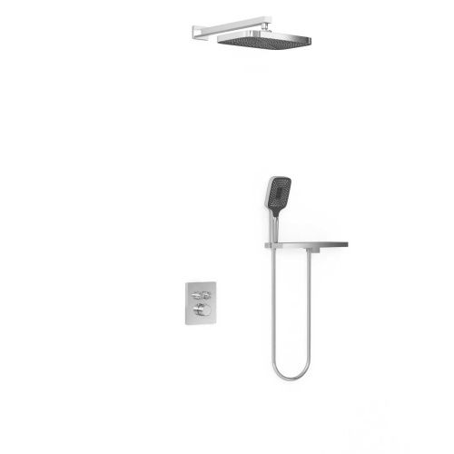 Душевая система Vincea VSFW-321MT1RCH встраиваемая в стену цвет хром с термостатом - фото 2