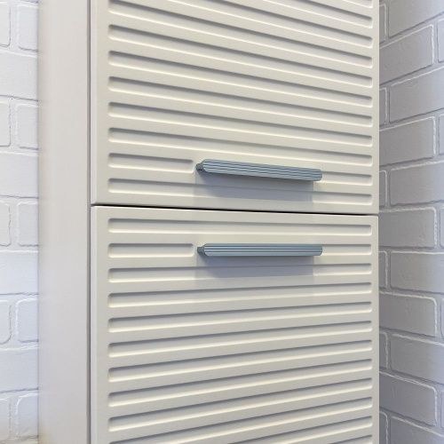 Шкаф-пенал Comforty Касабланка 00-00020082CF 40х160 подвесной цвет серый - фото 5