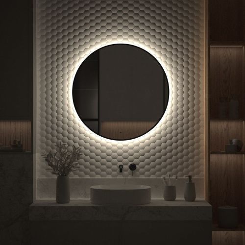 Зеркало с подсветкой Defesto AURA DF 2985R 80х80 подвесное - фото 5