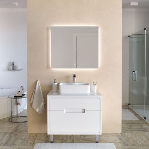 Тумба под раковину Taliente Olejo TA-MBO-80PS-blanco 80х50 подвесная цвет белый - фото 5