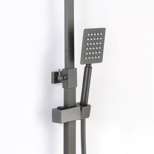 Душевая стойка D-Lin D10A03-S настенная цвет серый - фото 4