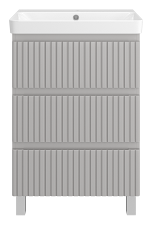Тумба под раковину Brevita Victory VIC-07060-50-03Я 60х50 напольная цвет серый