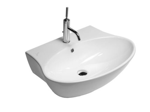 Раковина из сантехнического фаянса Hatria NIDO Y0TT01 60х40 подвесная цвет белый 1 отверстие под смеситель