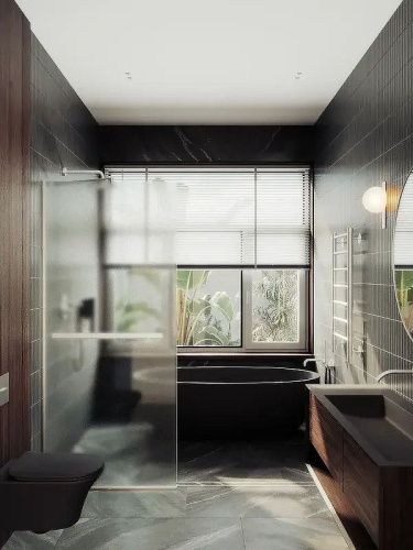 Душевая перегородка Maybah Glass MGD-1463-5у 100х195 стекло тонированное профиль хром - фото 2