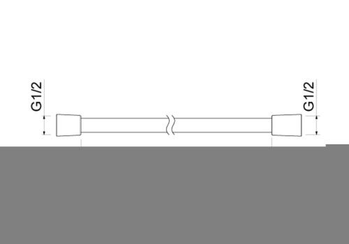 Душевой шланг Aquatek AQ2106CR хром - фото 3