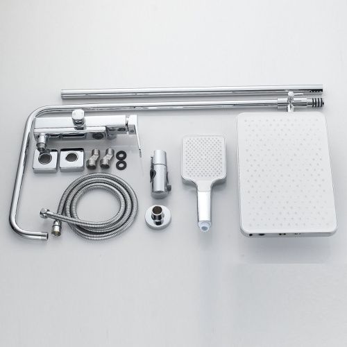 Душевая стойка Raffine F3699 настенная цвет хром - фото 4