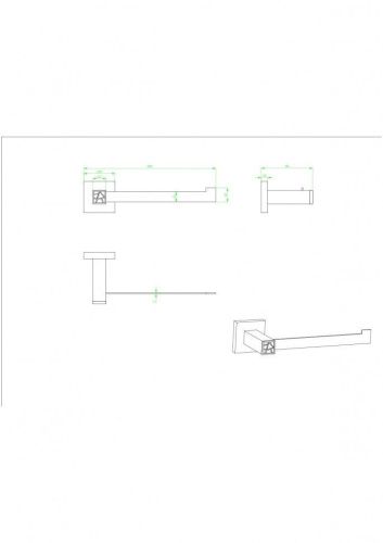 Бумагодержатель CeramaLux Venezia 88607-1 - фото 2