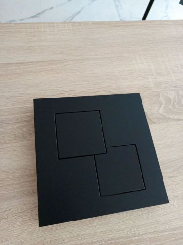 Клавиша смыва механическая KK POL UNI 350/PPC/092-00-00 цвет черный - фото 2