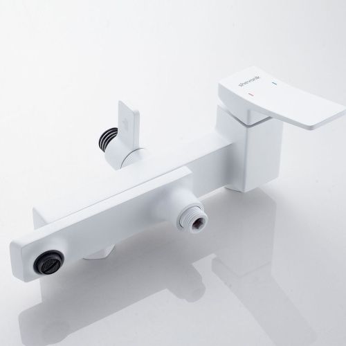 Душевая стойка Shevanik S4436C настенная цвет белый - фото 5