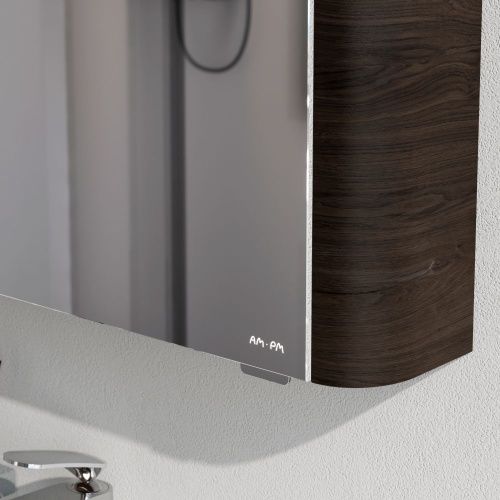 Зеркало-шкаф Am.Pm Sensation M30MCR0801TF 80х70 подвесной цвет серый - фото 5