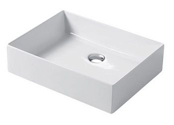 Раковина керамическая Disegno Ceramica Slim SS05038055 50х40 накладная цвет коричневый