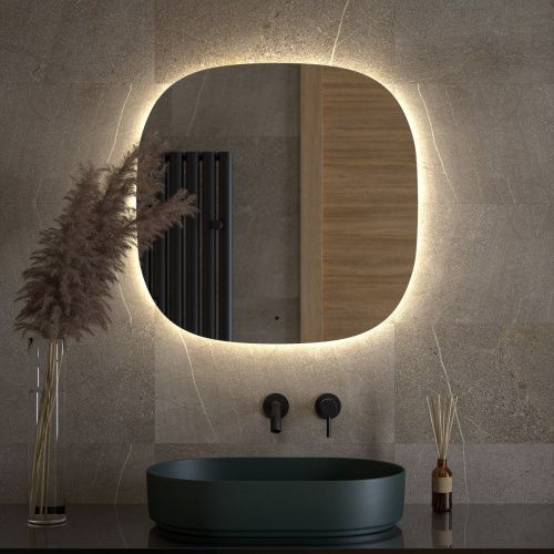 Зеркало с подсветкой Defesto OPTI DF 2850R 70х70 подвесное - фото 3