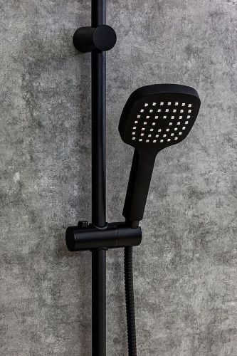 Душевая стойка Orange Aristo M19-944b настенная цвет черный - фото 5