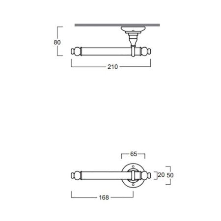 Бумагодержатель Simas Accessori Victoria 260202cr