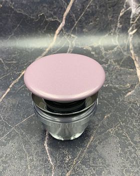 Донный клапан White Ceramic MEW0609PL розовый